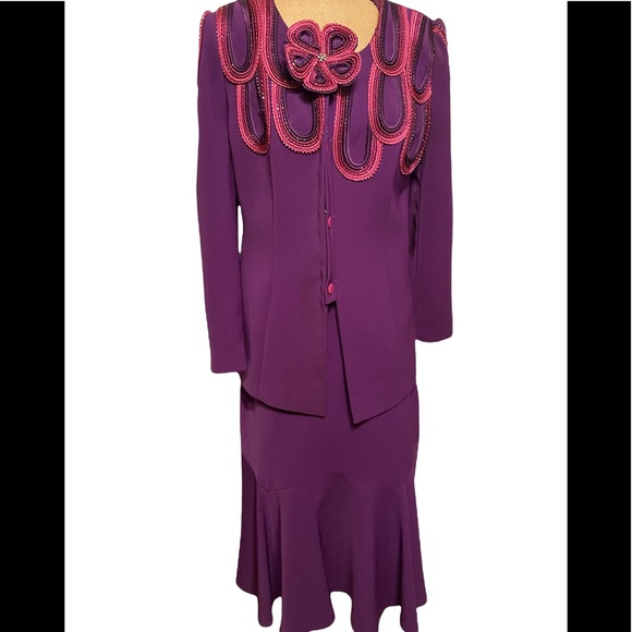 Tiffany Collection 2-piece Skirt Suit - Picture 1 of 4